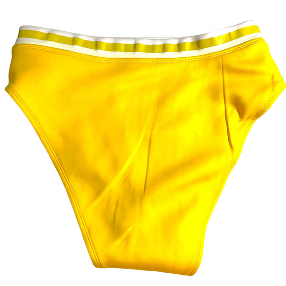 Re/Done x Solid & Striped NEW Sample Piece Montauk Zip Bikini Bottom, 25" Waist - Picture 5 of 15